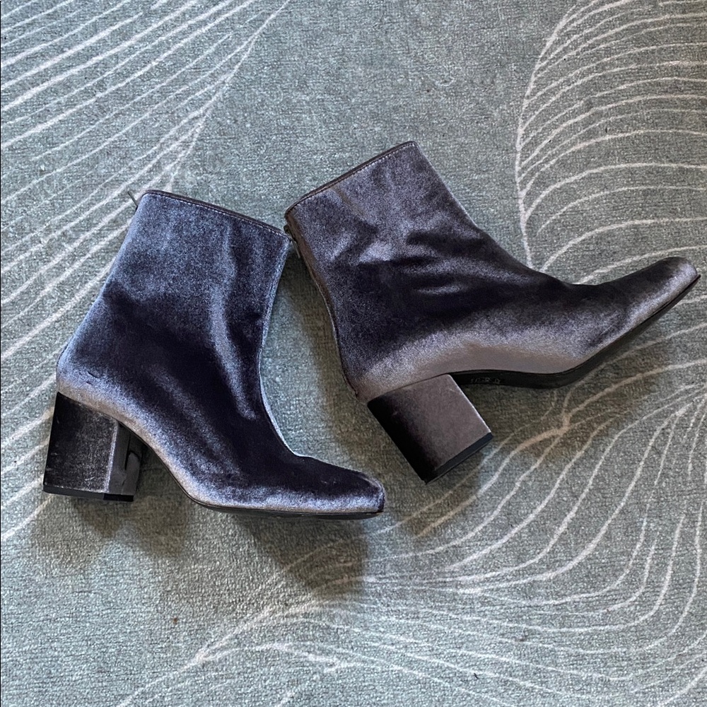 Free People Cecile Velvet Boots